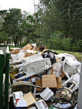 This was taken after we'd almost completely emptied the garage.